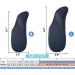Dr. Foot's Arch Support Shoe Inserts for Flat Feet & Plantar Fasciitis - Adhesive Heel Cushion for Pain Relief in Men & Women - Small Black - Buy Online on GoSupps.com