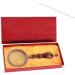 Wooden Handle Vintage Collection Gift Old Man Reading Magnifying Glass Handheld Optical Glass Lens Microscope - Buy Online on GoSupps.com