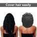 ELEBOX Large Shower Cap 3 Pack for Long Hair | Waterproof & Reusable Hair Caps for Women - X-Large Black Blue Gray - Buy Online on GoSupps.com