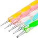 5X Colorful 2 Way Dotting Pen Tool Nail Art Tip Dot Paint Manicure KitNice Design - Buy Online on GoSupps.com