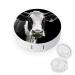 Contact Lens Case Animal Funny Cow Head Black White Portable Travel Contact Lens Box Contact Lens Storage Box