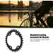 VGEBY Bike Tooth Disc - 32T/34T/36T BCD 96mm Aluminium Alloy - Single-Disk Cycling Accessory for M8000/9000 - Buy Online on GoSupps.com