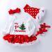 Winmany Newborn Baby Girls Christmas Romper Tutu Dress Set 6-12 Months with Headband, Leg Warmer, and Shoes - Buy Online on GoSupps.com