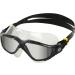 Aquasphere Vista Adult Unisex Swimming Goggles | Wide Vision | Anti-fog & Anti-scratch Lens | Black/Dark Grey - Buy Online on GoSupps.com