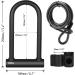 High-Security Bicycle Lock with 4ft Steel Cable | Heavy-Duty Iron Bike Lock for Bicycles & Motorcycles - Buy Online on GoSupps.com