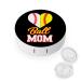 Funny Ball Mom Softball Baseball Contact Lens Travel Kit Portable Cute Contact Box with Mirror for Daily Outdoor