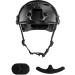 QWORK Tactical Helmet - PJ Type, Lightweight ABS Hard Shell, Black - Buy Online on GoSupps.com