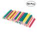 50pcs Soft Ceramics Nail Art Stickers 3D Colorful Manicure Sticks for DIY Decoration 5 x 50 mm (Fruit Style)