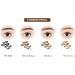 Beauty Forever True Kohl Waterproof Eyebrow Pencil - 404 Soft Brown | Definer with Sharpener, Matte Finish, Long Lasting & Natural Look - Buy Online on GoSupps.com