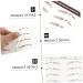 FOMIYES 12 pcs Like Long False D Hair Fake Natural Makeup Sticker Tool Eyebrows Eyebrow Lasting Stickers - Buy Online on GoSupps.com