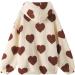 Hanxiulin Women's Fleece Plush Jacket | Warm Oversized Hooded Winter Sweater | Casual Fashion in Khaki - Buy Online on GoSupps.com