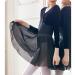 Wanlvhu Sheer Chiffon Ballet Wrap Skirt for Girls Women - Black, Small - Buy Online on GoSupps.com