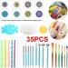35-Piece Mandala Dot Tool Set for Stones DIY Nail Art & Handicrafts International Shipping Available - Buy Online on GoSupps.com