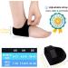 Heel Protectors & Cushion Cups for Plantar Fasciitis | Gel Heel Pads for Pain Relief in Men & Women | 1 Pair Black - Buy Online on GoSupps.com