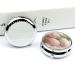 Travel Pill Box with 3 Compartments - Tulips & Lace Design - Portable Pill Organizer for Purse & Pocket - Ideal for International Shipping - Buy Online on GoSupps.com