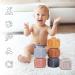 MalPlay Sensory Rubber 13-Piece Soft Tower Stacking Blocks | Baby Building Toy for Motor Skills | Ideal for 6+ Months - Buy Online on GoSupps.com