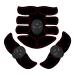 EMS training device EMS abdominal muscle trainer electrically belly training device ABS stimulator abdominal muscle tone for belly back & arms fitness belly trainer at home for men & women 1#