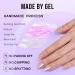 Buy Bartbox Glitter Press-On Nails - 30 Almond-Shaped Artificial Nails with Glue - Glossy Yellow False Nails for Women & Girls - Buy Online on GoSupps.com