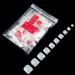 No LIFE 1000PCs Fake Toenail Tips Set - Full Cover False Toenails for DIY Nail Art & Manicure Studios | Clear & Natural Colors 10 Sizes - Buy Online on GoSupps.com