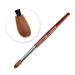Alexnailart Kolinsky Sable Hair Nail Brush Red Wooden Pen UV Gel Nail Art Manicure Painting Tool (16#)
