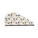 Cute Cats Microfiber Hair Towel Soft Super Absorbent Hair Towel Wrap for Women Coral Velvet Quick Dry Hair Cap for Long Curly and Thick Hair