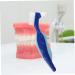 Healvian 4-Piece Prosthesis Toothbrush Set Double-Sided Cleaning Tools for Dentures & Travel Essential Dental Care for Prosthetic Users - Buy Online on GoSupps.com