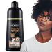 MOKERU Coconut Black Hair Dye Shampoo for Gray Hair - Semi-Permanent Color for Women and Men - 3 in 1 Fast Acting Formula - Long Lasting Results - 100% Grey Coverage - 17.6 Fl oz - Buy Online on GoSupps.com