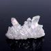 Crystal Rough Angel Aura Electroplated Vug Crystal Cluster Crystals Natural White Crystals Cluster Specimen Decor (Size : 90-110g)