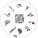 ++SPECIAL ITEM++ Stamping stencil T-series: T16 Ornaments Eye of Ra Egypt