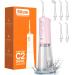 Mouth shower wireless 3 cleaning modes 6 jet tips - Bitvae mouth shower waterproof insert in shower a load 40 days of use interdler cleaner portable 260ml tooth shower quartz pink 260ml mouth shower quartz pink