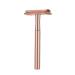 Stainless Steel Double Edge Shaving Razor Safety Beard Razor Manual Mustache Removal Traditional Shaving Tool for Hotel Home Travel