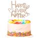 Happily Ever After Cake Topper Mouse Inspired Themed Wedding Cake Toppers Cartoon Theme Wedding Party Decorations Rose Gold Glitter