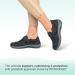 Orthofeet Solerno 8 Black Women's Plantar Fasciitis Shoes | Heel Pain Relief & Arch Support - Buy Online on GoSupps.com