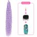 DSoar 30 Purple Deep Twist Crochet Hair - 3 Packs Ocean Wave Curly Bohemian Braids | Synthetic Hair Extensions for Women & Girls - Buy Online on GoSupps.com