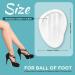 Ball of Foot Cushions for Women - Non-Slip Metatarsal Pads & Gel Inserts for All-Day Comfort and Pain Relief (3 Pairs Clear) - Perfect for High Heels - Buy Online on GoSupps.com