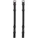 ExionPro Bridle with Hook Fastener (16mm) - Replacement Cheek Piece Black Warm Blood (Over Size) | International Shipping Available - Buy Online on GoSupps.com