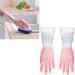 Household Gloves Durable Waterproof Latex Household Gloves Wide Application for Shopping Malls Medium Pink - Buy Online on GoSupps.com