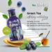 Yamas Green Tea with Blueberries - Natural Sugar-Free Gluten-Free Iced Tea | Low-Calorie Refreshment in Eco-Friendly Glass Bottle - 360ml - Buy Online on GoSupps.com