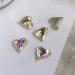 FEIlei 10x Water Droplet Nail Charms Pointed Back Nail Art Charm Heart Nail Rhinestones - Buy Online on GoSupps.com