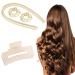 Heatless Hair Curlers for Long Hair To Sleep In Overnight No Heat Silk Curlers Headband Heatless Curling Rod Headband Soft Foam Hair Rollers Curling Ribbon and Flexible Rods for Natural Hair with Clip Champagne