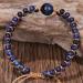 GLEAVI Anti Motion Sickness Bracelet - Wear-resistant Blue Agate & Tiger Eye Stone for Men & Women | Stylish Pregnancy & Nausea Relief Accessory - Buy Online on GoSupps.com
