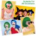 AOMIG Short Bob Wig for Women 3 Pack Short Green Bob Wigs Set with 2 Wig Cap Neon Fancy Dress Accessory Cosplay Party Wig Synthetic Straight Wig for Daily Halloween Decorations Green/B - Buy Online on GoSupps.com