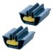 A&H Zhier 2 Pack Plastic Toothpaste Squeezer Square Toothpaste Tube Squeezer Rolling Tooth Pastetooth Squeezer Manual Tube Cleanser Saver Tube Stand up Storage Holder Color Quantitative Squeezer Blue