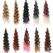 Traziewell Hair Extensions Curly Pre Stretched Braiding Wave Synthetic High Temperature Fiber Crochet Blonde Hair Extensions 1122 FH001122 L - Buy Online on GoSupps.com