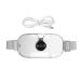 Menstruation heated belt promotes the circulation remote infrared heating electrical waist belt for women warm palace treasure waist protection heating (white)