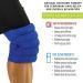 Nature Creation Microwave Heating Pad for Knee & Joints - Hot/Cold Pack for Aching Knees & Joint Pain - Reusable & Portable - Blue Marble - Buy Online on GoSupps.com
