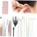 Complete Ear Cleaning Tool Set - 23pcs Spiral Ear Pick & Double-Ended Ear Scoop for Gentle Earwax Removal Includes Cherry Powder Ear Care Supplies - Ideal Earwax Removal Set
