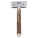 Premium Manual Razor - Wear-Resistant Double Edge Safety Razor with Bamboo Handle | Men's Facial Care for Home & Travel - Buy Online on GoSupps.com