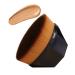Foundation Makeup Brush Diamond-shaped Kabuki Brush Flat Top for Blending Liquid Cream or Flawless Powder Cosmetics with Storage Case (black)