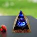 Orgone Pyramid with Moonstone Crystal - Energy Tower for Healing Chakras and Reiki - Flower of Life Design - Orgonite Jewelry - Buy Online on GoSupps.com